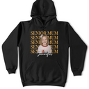Graduation, Gift For Mother, Happy, Funny - Custom Photo Childhood Senior Mom - Personalized T Shirt