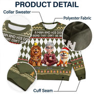 A Bond That Can't Be Broken Dog Lover 3D Effect - Personalized Unisex Ugly Sweater