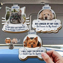 Custom Photo I Will Carry You With Me - Personalized Custom Shaped Car Visor Clip