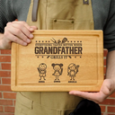 Gift For Father,Gift For Grandpa,Grilling,Top Market,Icon - Everything Tastes Better When Grandpa Daddy Grills It - Personalized Wooden Cutting Board