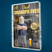 Gift For Husband,Gift For Yourself,Gift For Men,Gift For Father,Gift For Grandpa,Non-Eng,Photo - Toybox Figure,Humorous - Custom Photo Toybox Figure Best Dad Grandpa Ever Limited Edition - Personalized Custom Shaped Acrylic Plaque