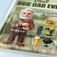 Gift For Husband,Gift For Yourself,Gift For Men,Gift For Father,Gift For Grandpa,Non-Eng,Photo - Toybox Figure,Humorous - Custom Photo Toybox Figure Best Dad Grandpa Ever Limited Edition - Personalized Custom Shaped Acrylic Plaque