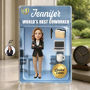 Officer,Gifts For Colleagues,Gift For Bestie,Gift For Yourself,Gift For Women,Gift For Men,Non-Eng,Photo - Toybox Figure,Humorous - Custom Photo Toybox Figure Officer Coworker Colleagues Limited Edition - Personalized Custom Shaped Acrylic Plaque
