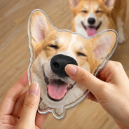 Custom Photo,Art Design,Pet Lovers,Humorous,Photo - Squishy Dog Nose - Custom Photo Funny Dog Nose - Personalized Squishy Acrylic Fridge Magnet