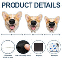 Custom Photo,Art Design,Pet Lovers,Humorous,Photo - Squishy Dog Nose - Custom Photo Funny Dog Nose - Personalized Squishy Acrylic Fridge Magnet