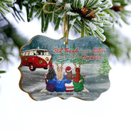Bestie Camping Choose For Ourselves - Personalized Custom Wooden Ornament