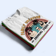 Family Vacation Young Making Memories Together - Personalized Custom T Shirt
