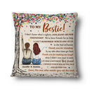 Besties To My Bestie You Are My Person - Personalized Custom Pillow