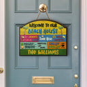 Welcome Grilling Chilling - Home Decor For Patio, Pool, Hot Tub, Deck, Shaverbahn, Bar - Personalized Custom Shaped Wood Sign