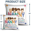 Grandma Nana I Hug This Pillow - Gift For Grandparents - Personalized Pillow
