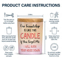 Like This Candle - Gift For Bestie - Personalized Scented Candle With Wooden Lid