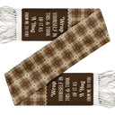 Wrap Yourself Up - Gift For Sisters And Besties - Personalized Wool Scarf With Tassel