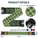 Wrap Yourself Up - Gift For Sisters And Besties - Personalized Wool Scarf With Tassel