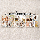 Custom Photo Mom We Love You - Gift For Mother - Personalized Custom Shaped Photo Light Box