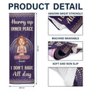 Yoga Girl I'm Mostly Peace Love And Light - Gift For Yourself, Gift For Women - Personalized Yoga Towel