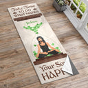 Mostly Peace, Love And Light - Gift For Yoga Lovers - Personalized Yoga Towel