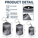 Custom Photo Calendar Baby Announcement - Gift For Pregnant Mother - Personalized Aluminum Keychain