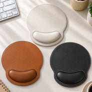 Gift For Men,Gift For Yourself,Confident,Icon - Name In Viking Runes - Personalized Leather Mouse Pad
