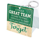 You Are The Reason I Don't Punch People At Work Teacher - Funny, Anniversary, Birthday Gifts For Colleagues, Coworker, Besties - Personalized Custom Acrylic Keychain