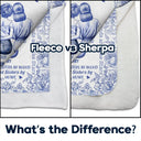 Gift For Bestie,Gift For Sisters,Gift For Sibling,Happy - Best Friends Forever Connected By Heart Toile - Personalized Fleece Blanket, Sherpa Blanket