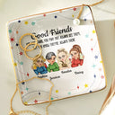 Happy,Gift For Bestie,Gifts For Colleagues,Gift For Sisters,Christmas - Good Friends Like Stars - Personalized Ring Dish