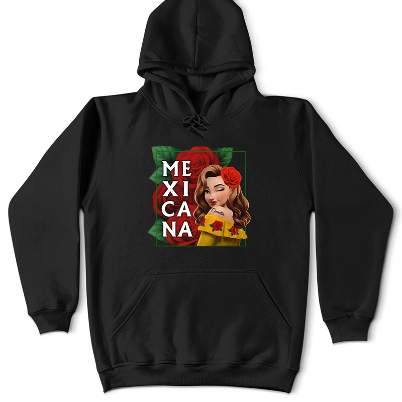 Gift For Bestie, Gift For Sisters, Gift For Yourself, Gift For Women, Happy, Hispanic - Mexicana Latina Hispanic Month - Personalized T Shirt