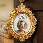 Memorial,Parents,Gift For Grandparents,Family,Gift For Sibling,Gift For Mother,Gift For Father,Sad,Dog Lovers,Cat Lovers,Pet Lovers,Non-Eng,Photo - Custom Photo Memorial I'm Always With You - Personalized Ornate Frame