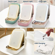 Mother Daughter A Reflection Of You - Personalized Makeup Box With LED Mirror