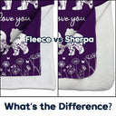 Gift For Mother,Love - Mama Bear We Love You - Personalized Fleece Blanket, Sherpa Blanket