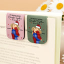 Wedding Anniversary,Reading,Gift For Couples,Gift For Husband,Gift For Wife,Happy - Many More Chapter Together Anniversary Couple, 3rd Anniversary - Personalized Leather Magnetic Bookmark