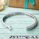 Memorial,Family,Gift For Father,Gift For Mother,Sad,Non-Eng,Icon,Sympathetic - Memorial Your Wings Were Ready - Personalised Bangle Bracelet Cuff