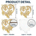 Memorial,Family,Gift For Men,Gift For Women,Sad,Top Market - Memorial Your Wings Were Ready Diamond 3D Effect - Personalized Window Hanging Suncatcher Ornament