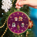 Merry Woofmas 3D Dog Cat - Personalized Custom Shaped Acrylic Ornament