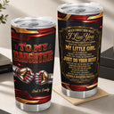 Top Market,Gift For Son,Dad - Son (Adult),Gift For Father,Gift For Children,Inspirational,Custom Text - Metallic Effect Just Do Your Best My Son My Daughter - Personalized Tumbler