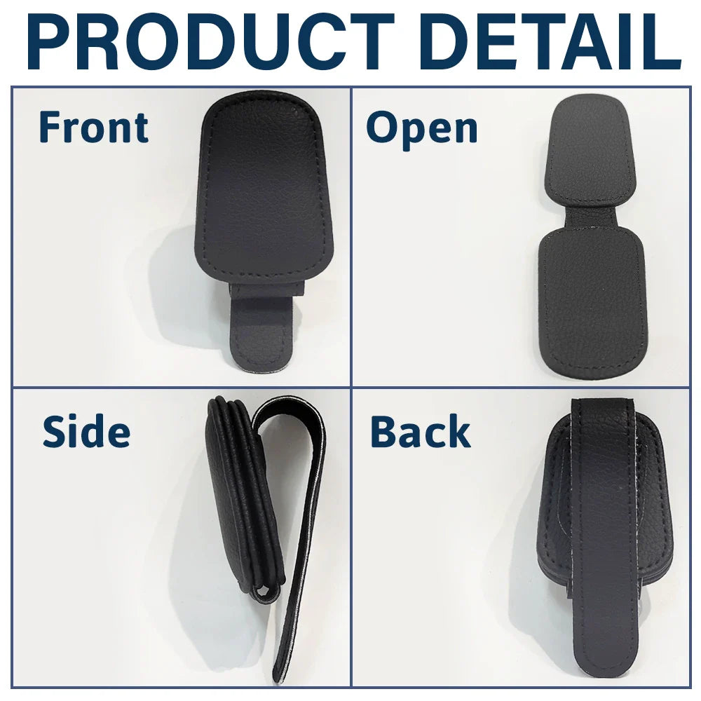 Custom Photo Drive Safe I Need You Here With Me - Personalized Sunglasses Holder For Car Visor