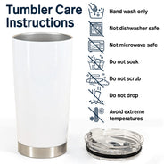Who You Have Beside - Gift For Couples - Personalized Custom Tumbler