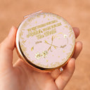 Mom,Daughters,Gift For Daughter,Love,Gift For Mother - Mom And Daughter Forever Linked Together - Personalized Compact Mirror