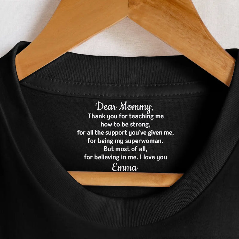 Gift For Mother,Gift For Father,Love - Mom Dad Thank Your For Believing In Me - Personalized T Shirt