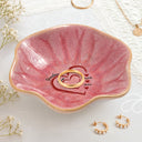 Happy, Gift For Mother, Gift For Grandma - Mom Grandma Sweethearts - Personalized Lotus Jewelry Dish
