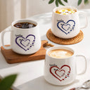 Gift For Mother,Gift For Grandma,Grandma - Grandkids,Happy,Icon,Grateful - Mom Grandma Sweethearts - Personalized Tapered Mug