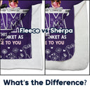 Gift For Mother, Mom - Children, Happy - Mom & Children Think Of This Blanket As A Hug - Personalized Fleece Blanket, Sherpa Blanket