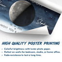 Wedding Anniversary,Gift For Couples,Gift For Husband,Gift For Wife,Gift For Boyfriend,Gift For Girlfriend,Happy - Moon Phase Our Moon The Start Of Our Us Anniversary Gift - Personalized Poster