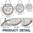 Gift For Sisters,Gift For Bestie,Love - Mosaic Art Sister Are Like Flowers - Personalized Stained Glass Window Hanging Suncatcher