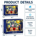 Gift For Mother, Mom - Children, Love - Mother And Children Forever Linked Together Starlit Night - Personalized DIY Book Nook Kit