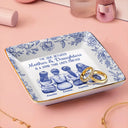 Love, Gift For Mother, Gift For Daughter, Mom - Daughters (Adult) - Mother And Daughters Forever Linked Together Toile - Personalized Ring Dish