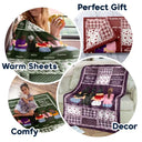 Gift For Women,Gift For Mother,Mom'Daughters (Adult),Gift For Daughter,Love - Mother Daughters Hug This Blanket - Personalized Fleece Blanket, Sherpa Blanket