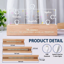 Gift For Mother,Love - Mother You Are The Piece That Holds Us Together Family Puzzle - Personalized Custom Shaped LED Light