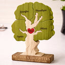 Gift For Mother,Mom - Daughters (Adult),Mom - Daughters (Young),Mom - Sons,Mom - Children,Love - Mother & Children Forever Linked Together - Personalized Custom Shaped Wooden Puzzle