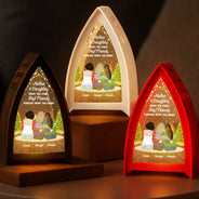 Mom,Daughters,Gift For Mother,Gift For Daughter,Gift For Women,Happy,Christmas - Mother & Daughters Forever From The Heart - Personalized Tabletop Lantern Light
