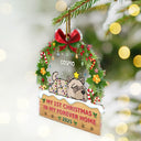 My 1st Christmas In My Forever Home - Personalized Custom Shaped Acrylic Ornament